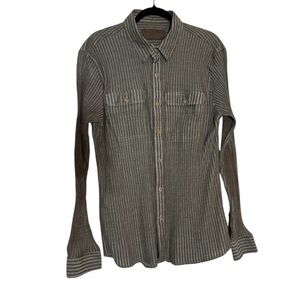 Constock & Co Casual 100% Cotton Two Pocket Button Down Shirt